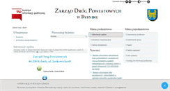 Desktop Screenshot of bip.zdp.powiatrybnicki.pl